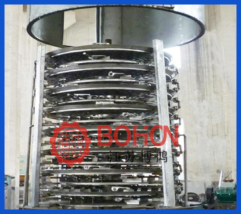 化工中间体盘式真空干燥机 连续烘干机 化工中间体钛材圆盘连续干燥机