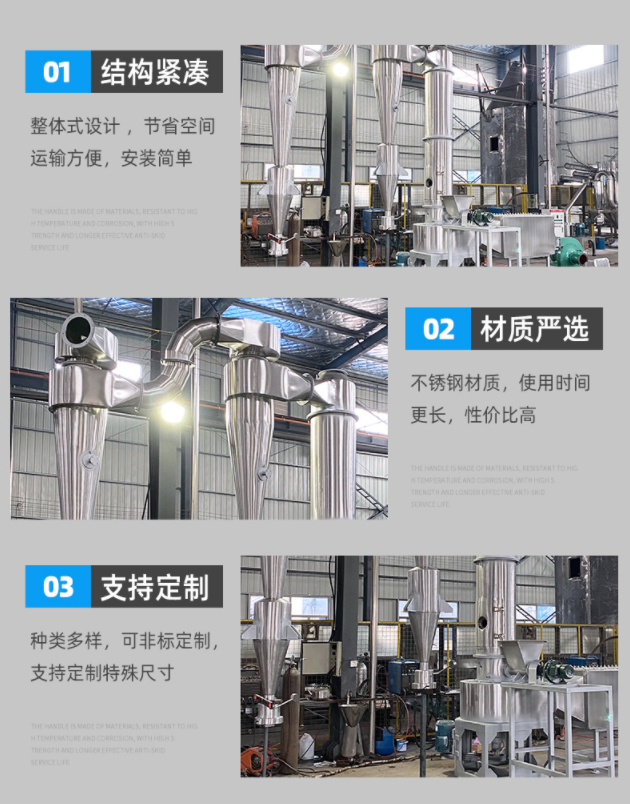 氮气循环闪蒸干燥机设备工作原理